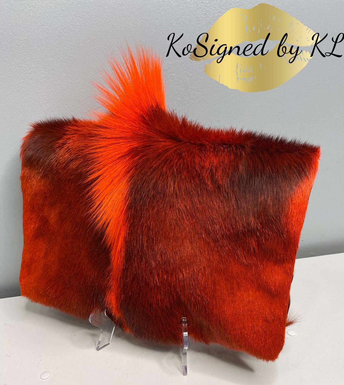 Exotic Fur Springbok Clutch