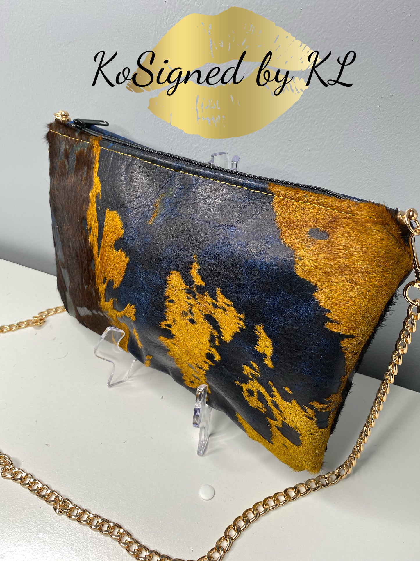Perfectly Imperfect Acid Wash Leather Hair on Hide