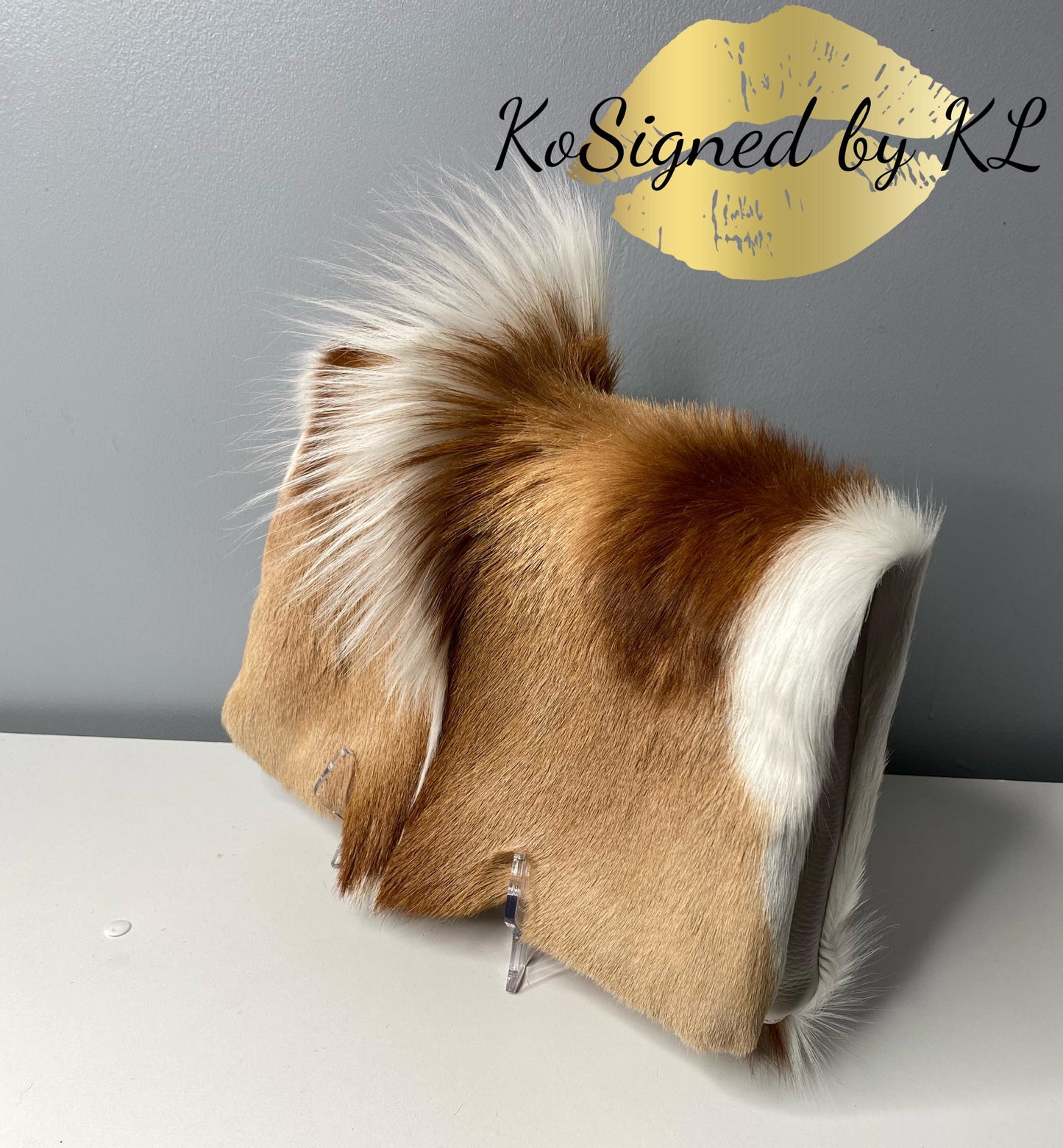 Exotic Fur Springbok Clutch