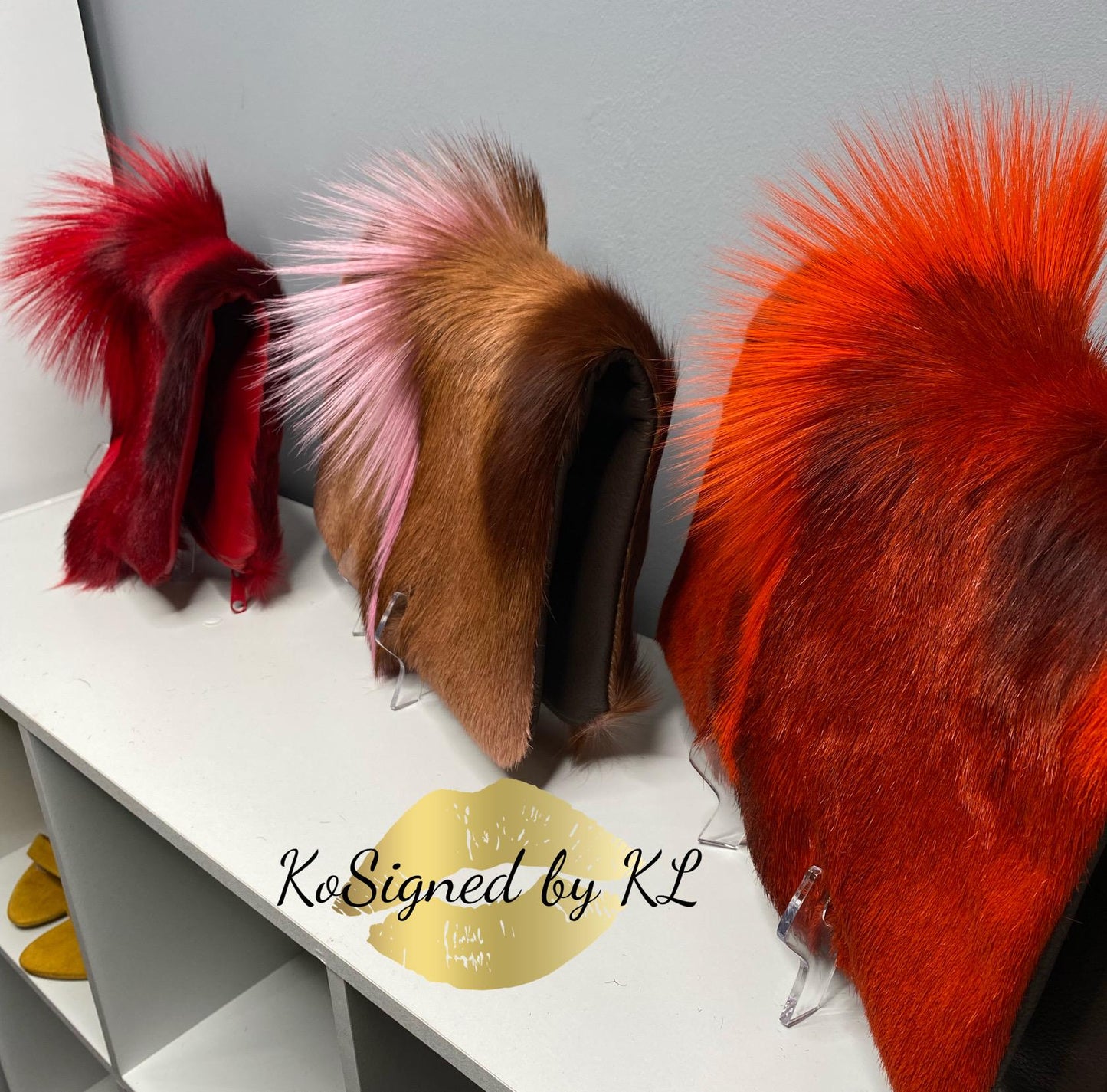 Exotic Fur Springbok Clutch