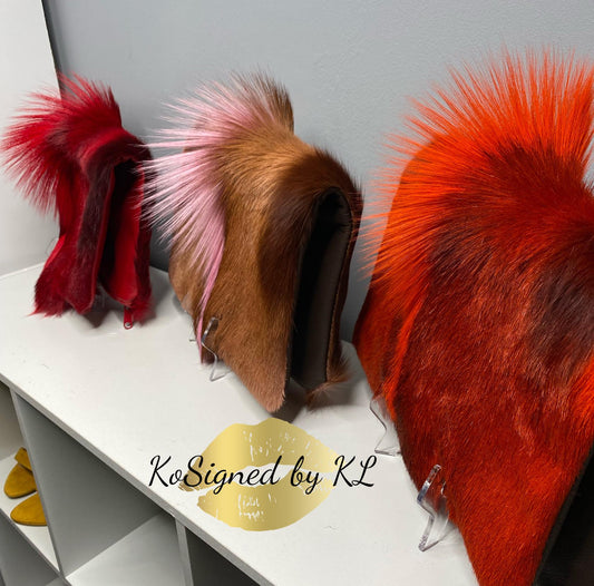 Exotic Fur Springbok Clutch