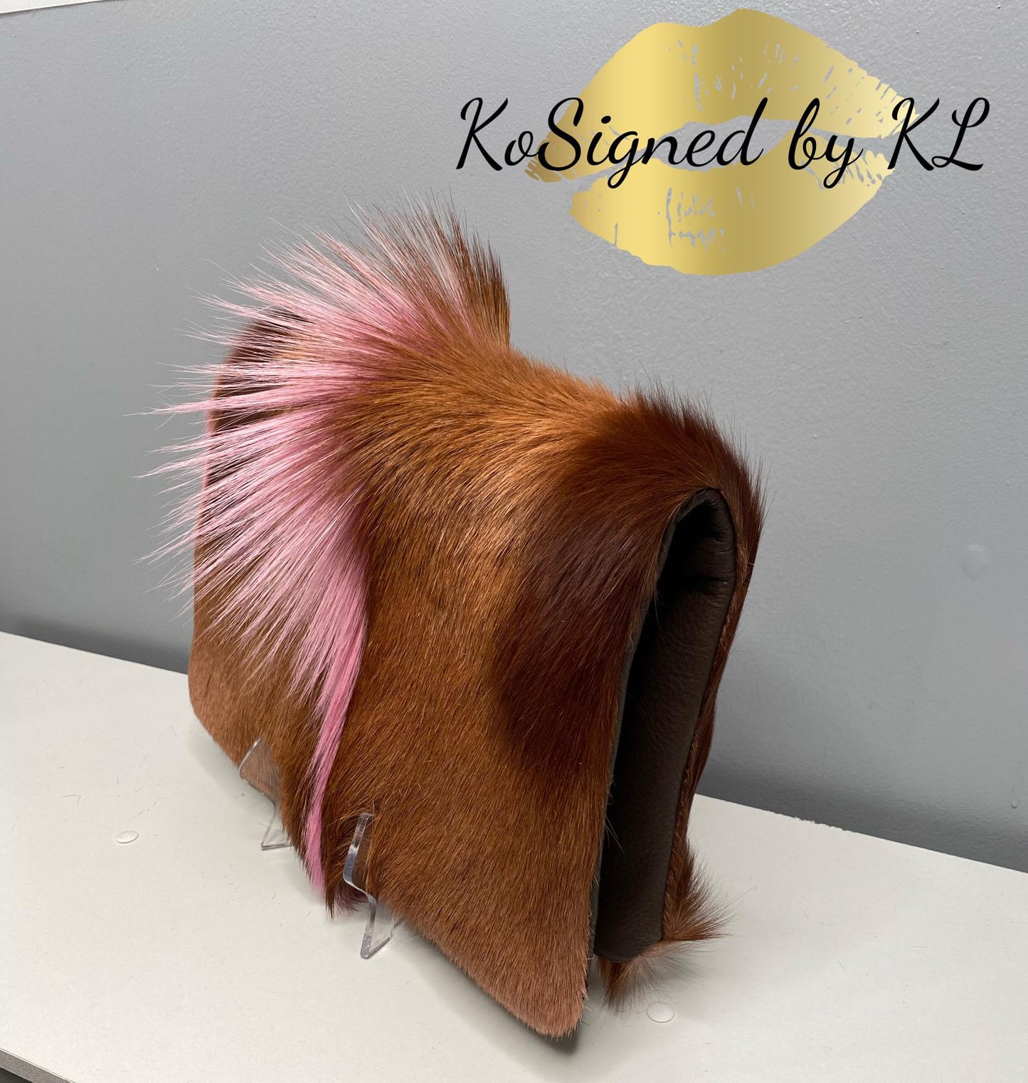 Exotic Fur Springbok Clutch